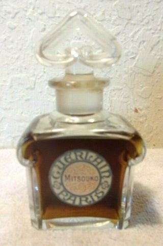 Vintage Guerlain Mitsouko Parfum 2.  5 Oz/ 80 Ml 98 Full Very Rare 1947 Baccarat