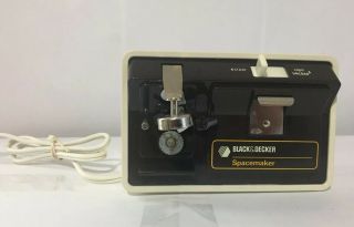 Vintage Black & Decker Spacemaker Electric Can Opener Model EC60CAD 2