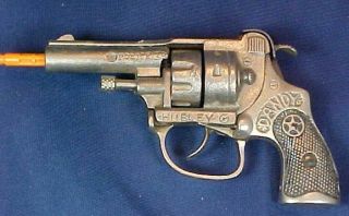 Vintage Hubley Dandy Police.  38 Toy Cap Gun Cast Iron