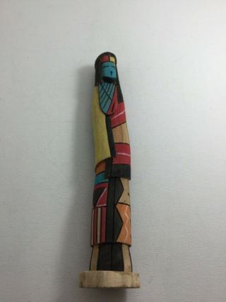 Hemis Native American Shalako Kachina Doll Signed By The Artist