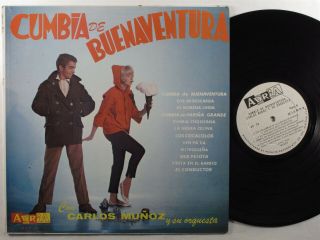 Carlos Munoz Y Su Orquesta Cumbia De Buenaventura Adria Lp Vg,  /nm