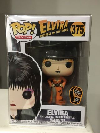 Funko Pop Tv Elvira Mistress Of The Dark 375 Limited Edition 1500 W Protector