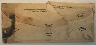 Adams Express Co.  Currency Envelope,  1860’s, 2