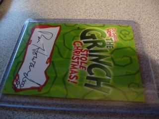 Dr Seuss How The Grinch Stole Christmas Ron Howard Autograph Card