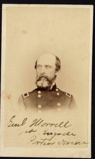 Civil War Cdv Union General George Morrell V Corps