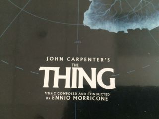 THE THING SOUNDTRACK LP John Carpenter WAXWORK WHITE VINYL Morricone 2