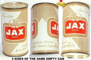 1960 Jax Flat Top Beer Can Cowboy,  Horse Jackson Brewing Orleans,  La.  Louisiana