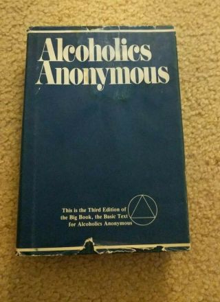 Alcoholics Anonymous Big Book Third Edition 21st Printing 1985 Spiritual