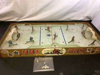 Vintage Table Top Stanley Cup Nhl Hockey Game Maple Leafs Vs Canadians