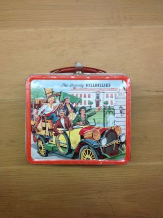 Vintage 1963 The Beverly Hillbillies Metal Lunchbox And Thermos