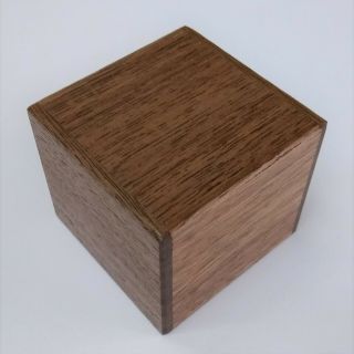 4 Steps Walnut Wood Kobako 54 Mm Japanese Puzzle Box Himitsubako Oka Craft