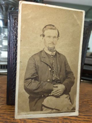 Rare Cdv Of Civil War Soldier
