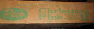 Vintage Peco Pom Pom 5 Foot 10 Inch Aluminum Christmas Tree COMPLETE IOB 3