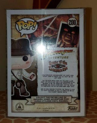 Funko Pop Disney Parks Exclusive Indiana Jones 3