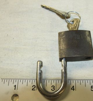 Abloy 3045 padlock with 2 keys - high security - made in Finland 3