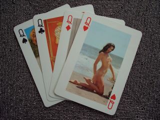 Vintage Esquire Cheesecake Pin Up Girls Large Playing Cards - Hong Kong 3