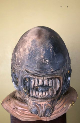 Vintage Original? Alien Movie Foam Filled Mask Head Decoration Halloween Prop