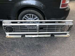 Vtg Metal Grill Ford 1970s Metal Front Grille Truck Farm Wall Art