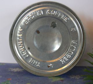 Folger ' s Coffee Tin 1/2 lb.  net wt.  STEAMSHIP One Half Pound Tin 3
