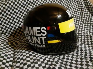 Vintage Shoei James Hunt Racing Helmet Snell 75 Medium