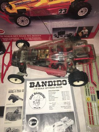 Vintage Cox Bandido RC Buggy,  Box 3