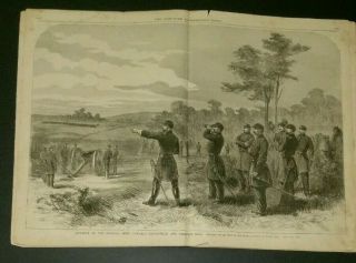 York Illustrated News 10/28/1861 Fort Wayne Michigan Lewinsville Etc