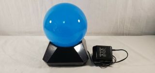 2001 Rabbit Tanaka Mystic Lite Light Glass Globe Motion Lamp Blue