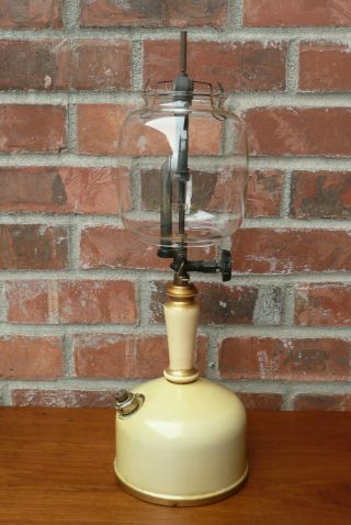 Vintage Coleman Insta Lite Table Lantern Lamp No.  143 With Glass Globe