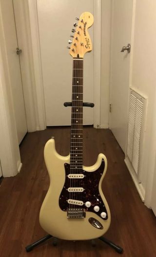 Fender Squier Vintage Modified 70’s Strat Stratocaster Alpine Blonde White Cream