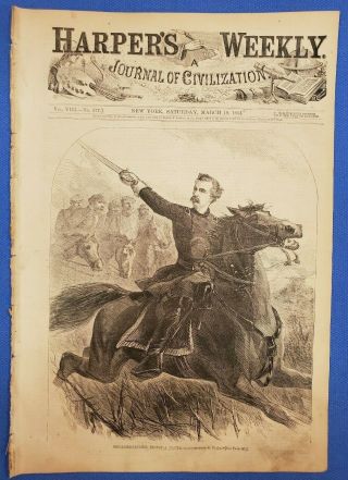Custer,  Colored Troops,  Civil War,  Harper 