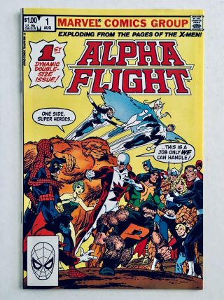 Alpha Flight 1,  Marvel,  Aug 1983,  Signed By John Byrne,  Nm - M,  9.  6 - 9.  8