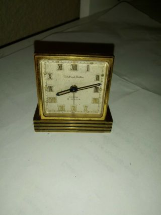 Art Deco Mathey Tissot 8 Day Desk Clock By Udall And Ballou