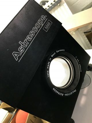 Vintage Astrascope 5000 Image / Art Projector 1.  35/200mm Lens West Germany