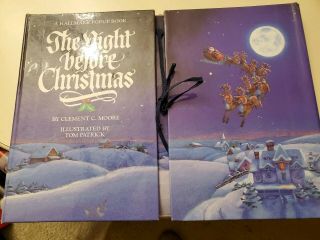 Vintage 1988 Hallmark Pop Up Book The Night Before Christmas By Clement C.  Moore