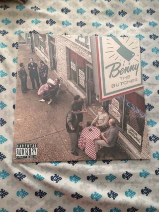Benny The Butcher On Steroids Hip Hop Lp Red Vinyl /187 Daupe