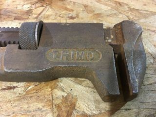 Vintage Antique Trimont Mfg Co 15  Trimo Monkey Wrench Adjustable Pat 12/19/11 2
