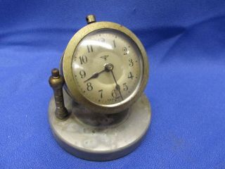 Vintage K.  C.  Co.  Germany Alarm Clock W/ German Eagle Wwii