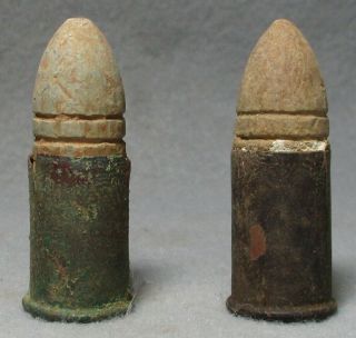 2 Civil War Relic Reconstructed Spencer Cartridges & Bullets Found In Central Va