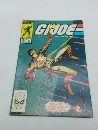 Marvel Comic G.  I.  Joe A Real American Hero Vol 1 No 21 N1c86