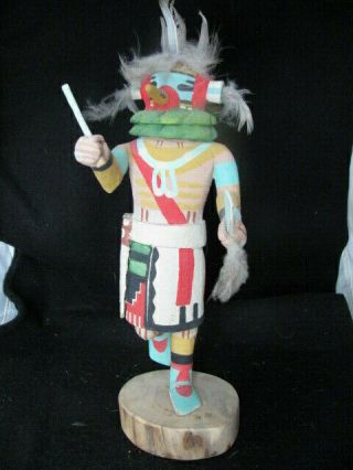 Handmade Hopi Indian 13 " Authentic " Peacock " Sun Turkey Unsigned 1960 