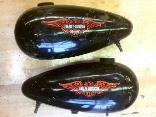 Vintage Bub Gas Fuel Tanks Harley Triumph Mustang Wassell Drag Bike Race Chopper