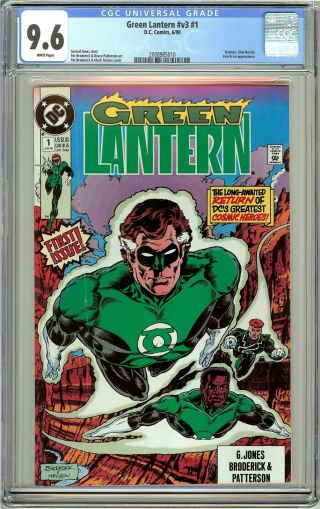 Green Lantern V3 1 Cgc 9.  6 White Pages (1990) 2008985010