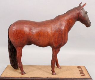 Antique Early 20thC American Folk Art Carved Wood Folk Art Horse,  Apollo,  NR 2