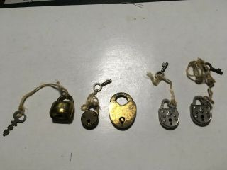 5 Small Locks Jewelry Box Lock Suitcase Diary Lark Eagle Co.