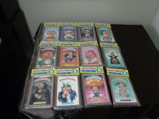 Garbage Pail Kids 3d Plaks Complete Set Of 12 In Package Topps 1986
