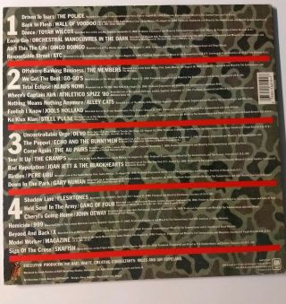 URGH A Music War 2 - LP Police XTC Cramps Devo Joan Jett Steel Pulse GoGo ' s 2