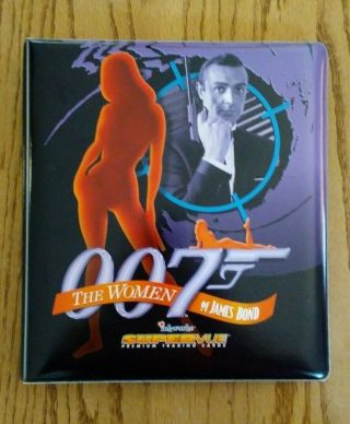 Women Of James Bond 007 Set Inkworks In Rare Binder With Chase Mystery Girl
