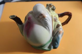 Wonderful Vintage Small Chinese Hand Painted Porcelain Teapot