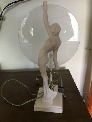 Art Deco Frankart “sarsaparilla” Lamp With Glass