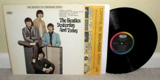 The Beatles Yesterday And Today Lp Orig 1st Press Trunk Capitol Stereo,  Inner Nm